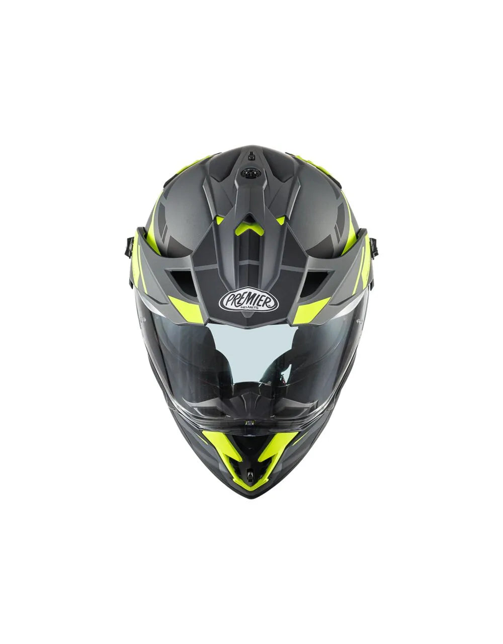 Premier Helmets Discovery EAY17BM Mat Sort Grå Gul