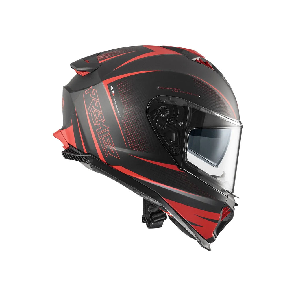 Premier Helmets Typhoon FR Hjelm Mat Sort Rød