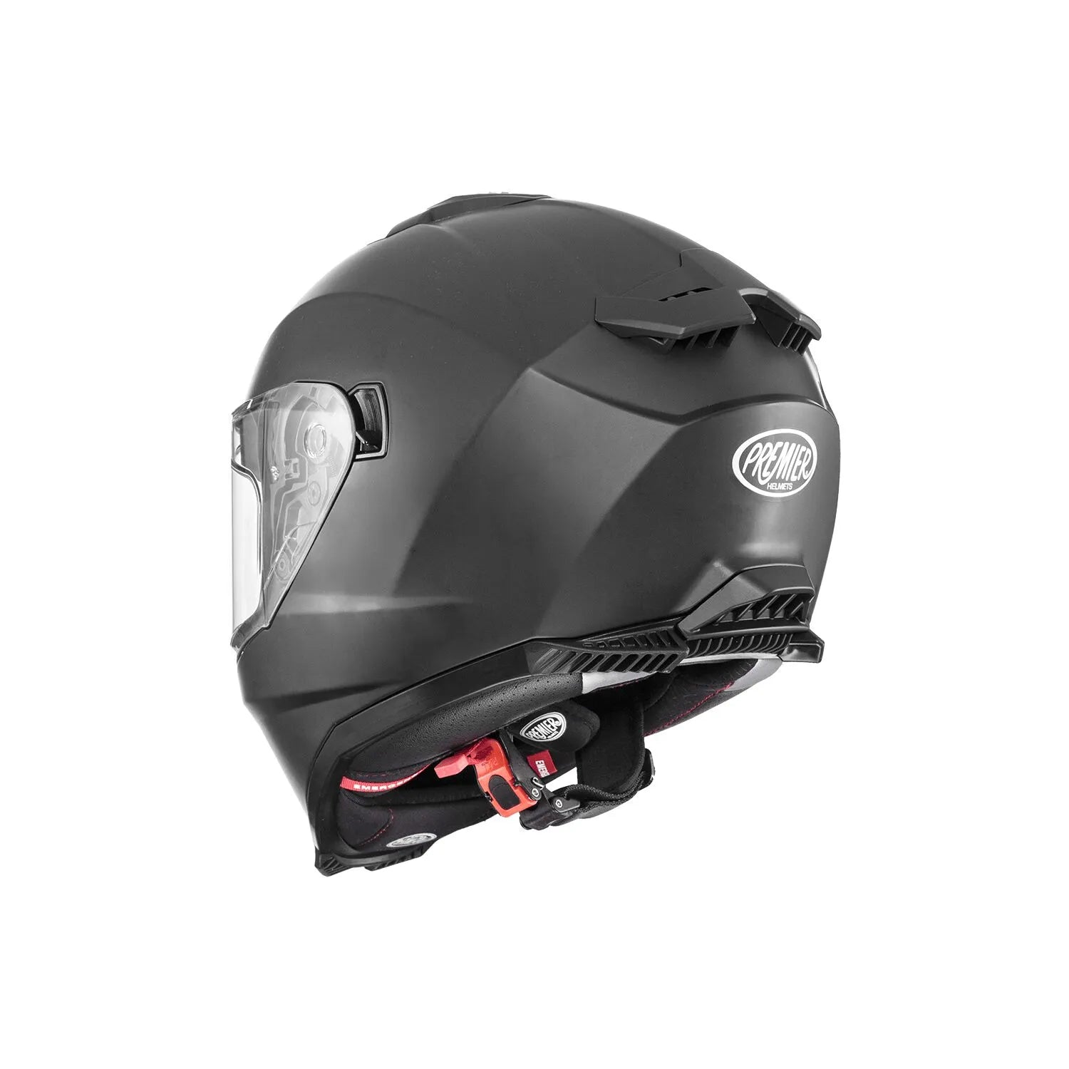 Premier Helmets Typhoon Full Face Hjelm Mat Sort