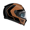 Premier Helmets Commander GP hjelm Mat Sort Brun
