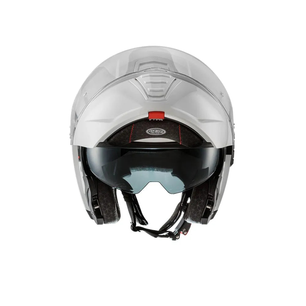 Premier Helmets Genius Evo Flip-up Hjelm Hvid