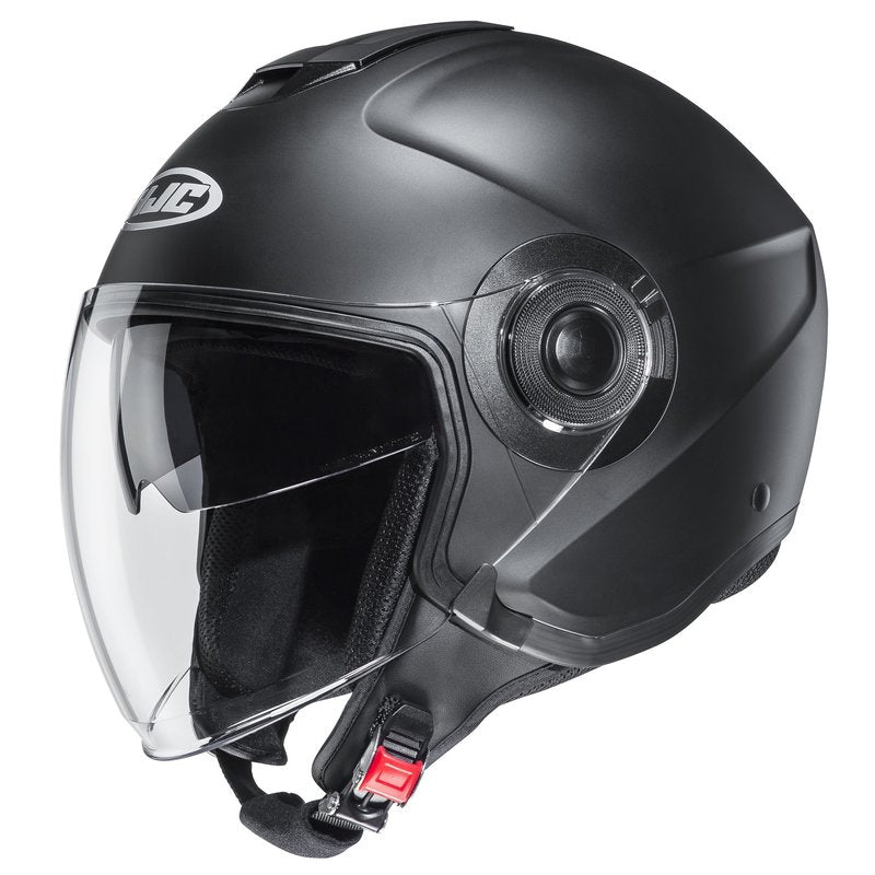 HJC Scooter Hjelm i40N Mat sort med solbrille