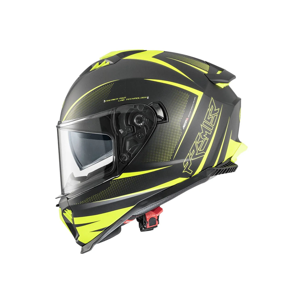 Premier Helmets Typhoon FR Hjelm Mat Sort Gul