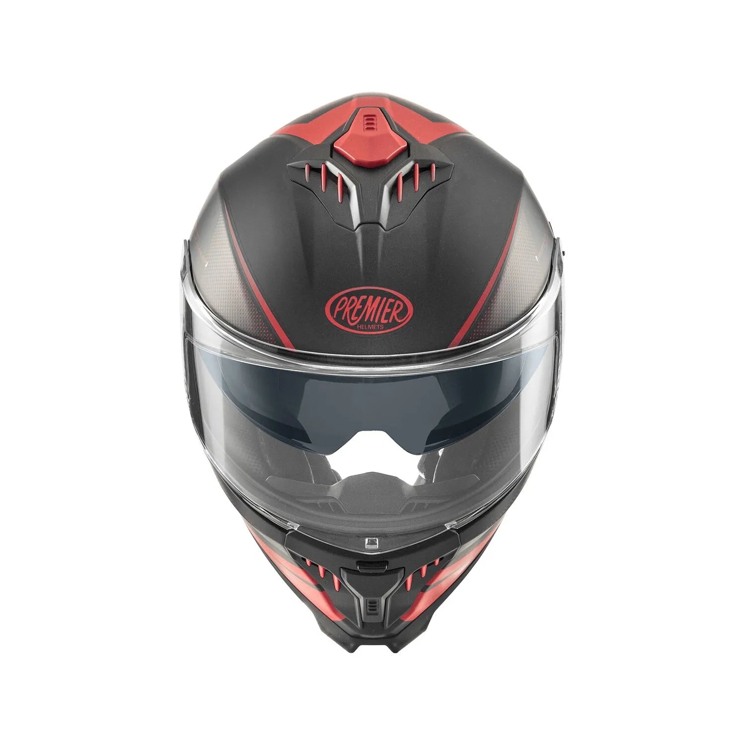 Premier Helmets Typhoon FR Hjelm Mat Sort Rød