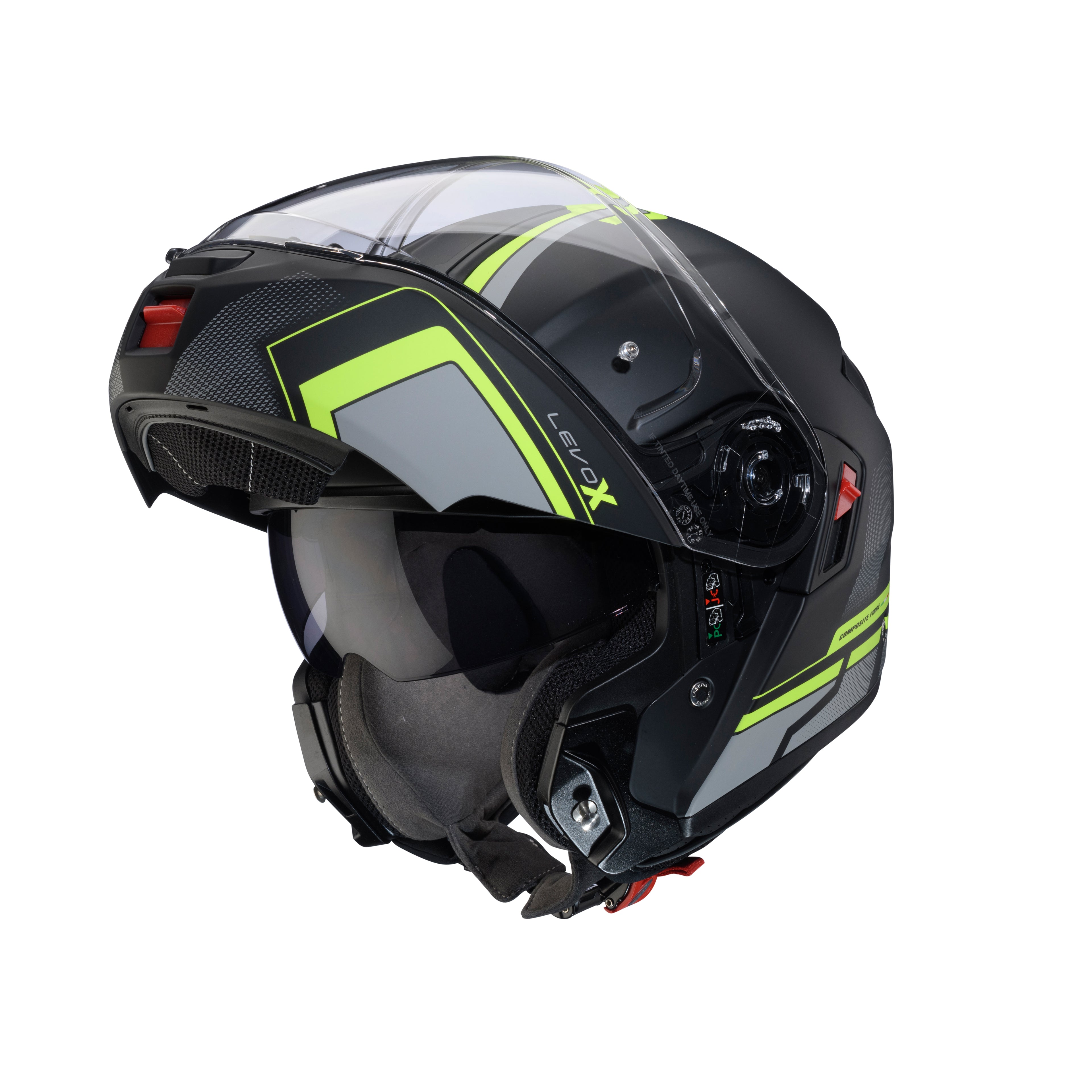 Caberg Levo X Elite Matsort/ Neongul