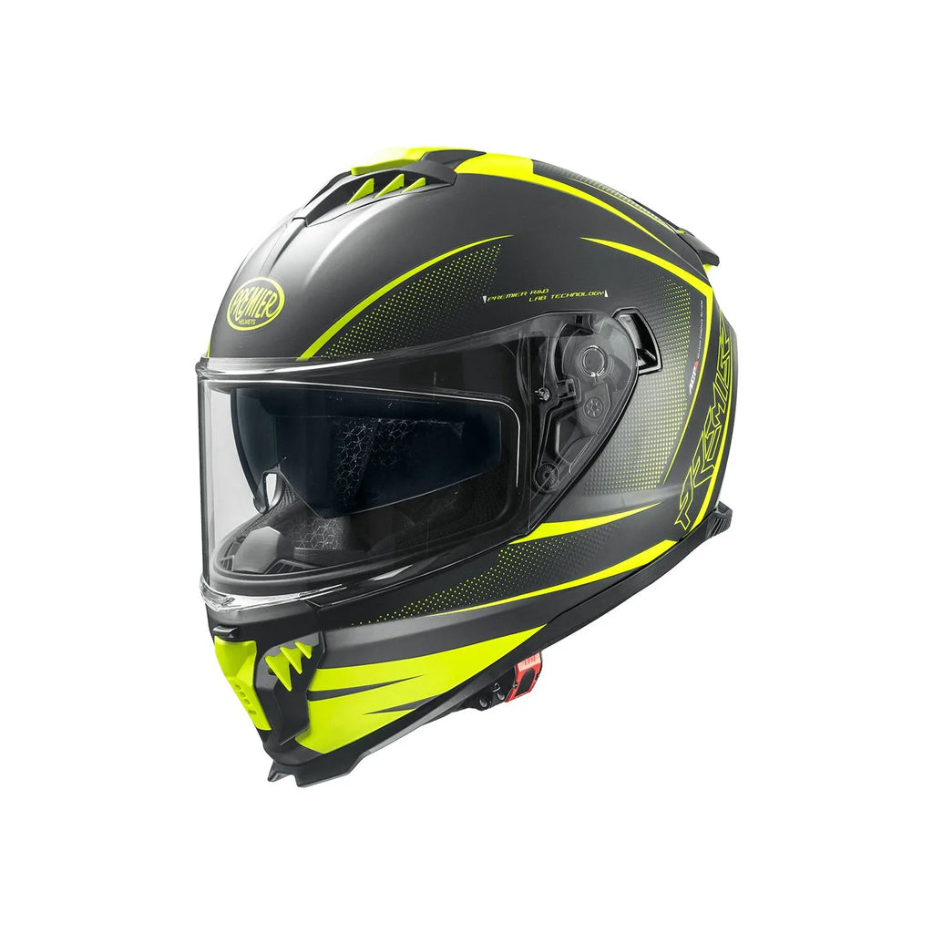 Premier Helmets Typhoon FR Hjelm Mat Sort Gul