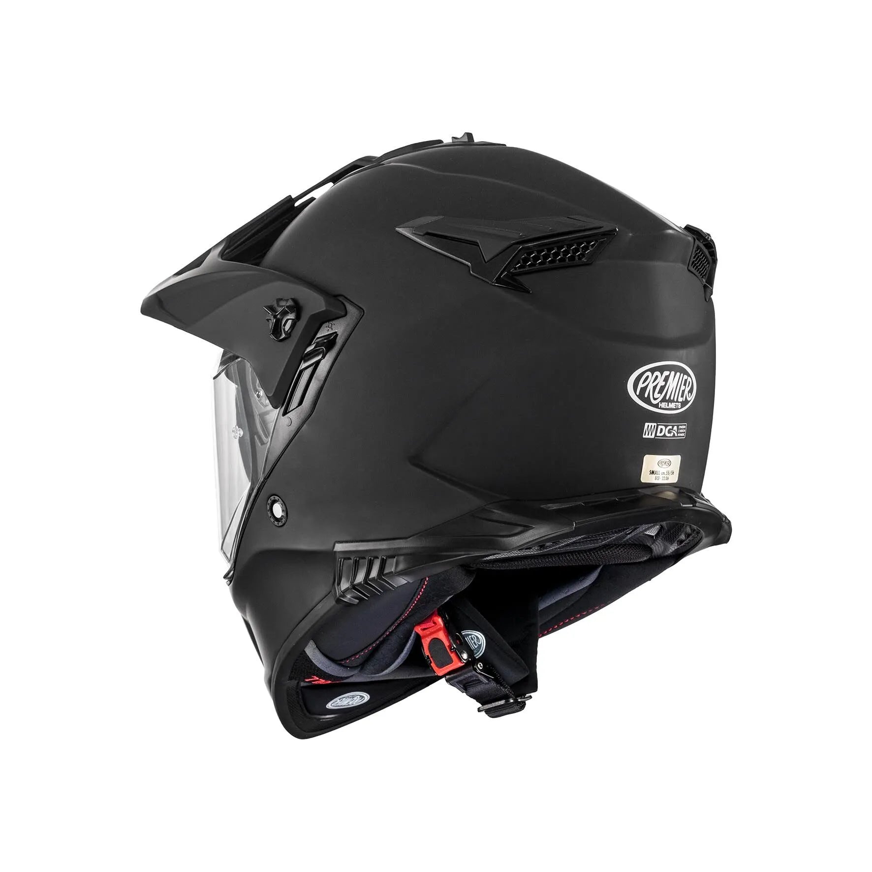 Premier Helmets Discovery Dual Sport Hjelm Mat Sort