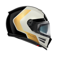 Premier Helmets Commander GP Hjelm Sort/Hvid/Guld