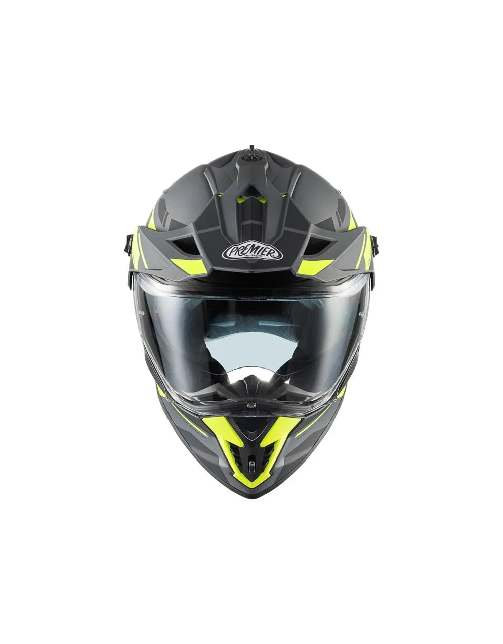 Premier Helmets Discovery EAY17BM Mat Sort Grå Gul