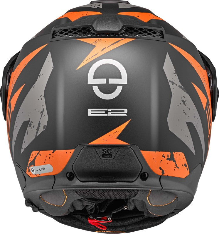 Schuberth E2 Motorcykel Hjelm - Mat Orange