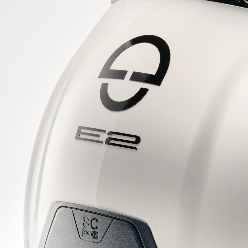 Schuberth E2 Motorcykel Hjelm - Hvid