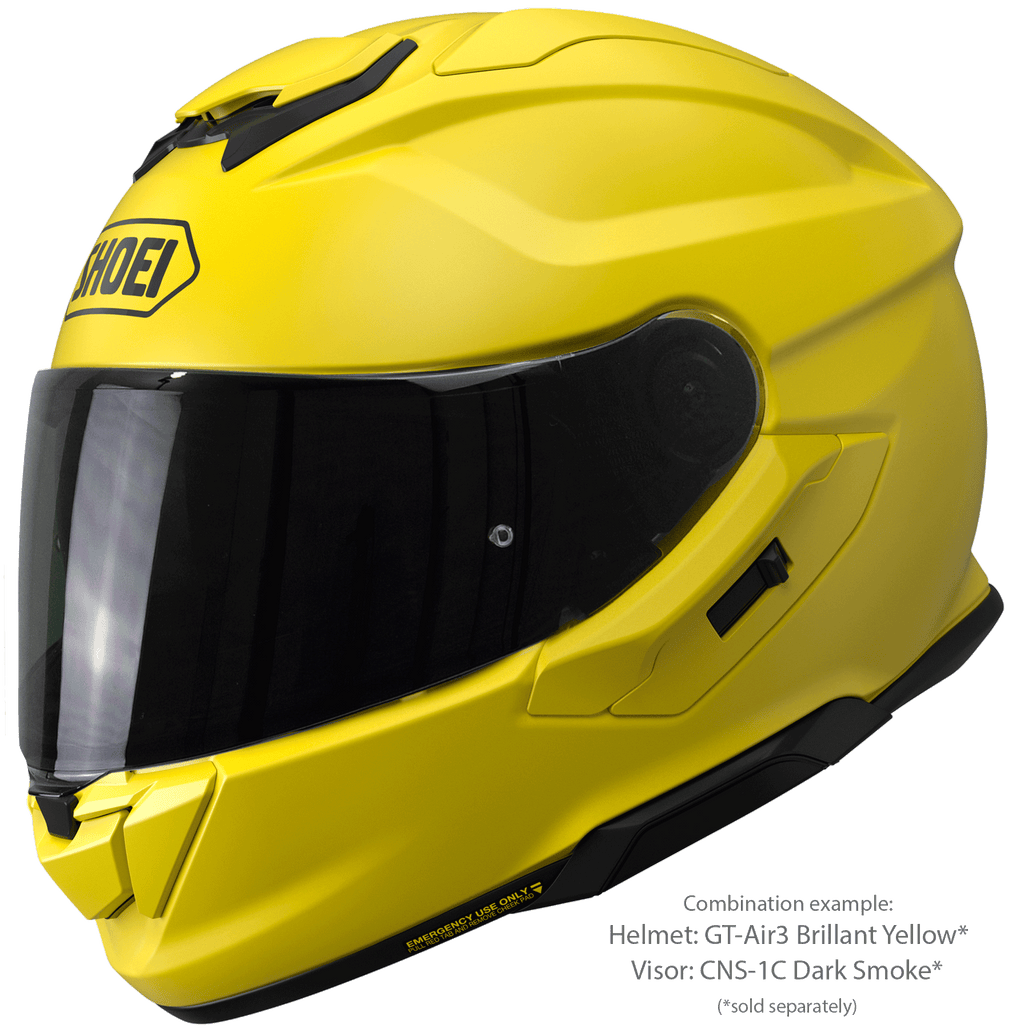 Shoei GT-Air 3 Gul Motorcykel Hjelm