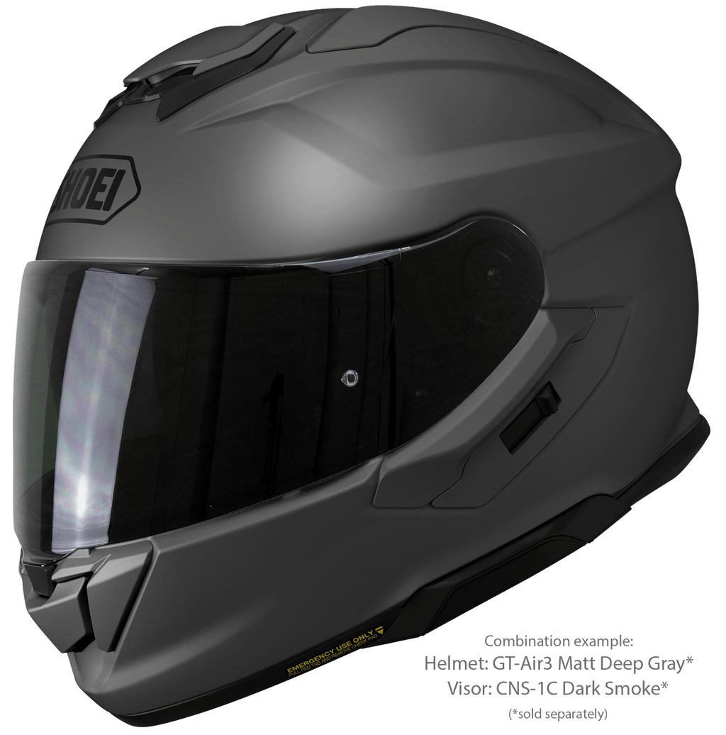Shoei GT-Air 3 Mat Dyb Grå Motorcykel Hjelm