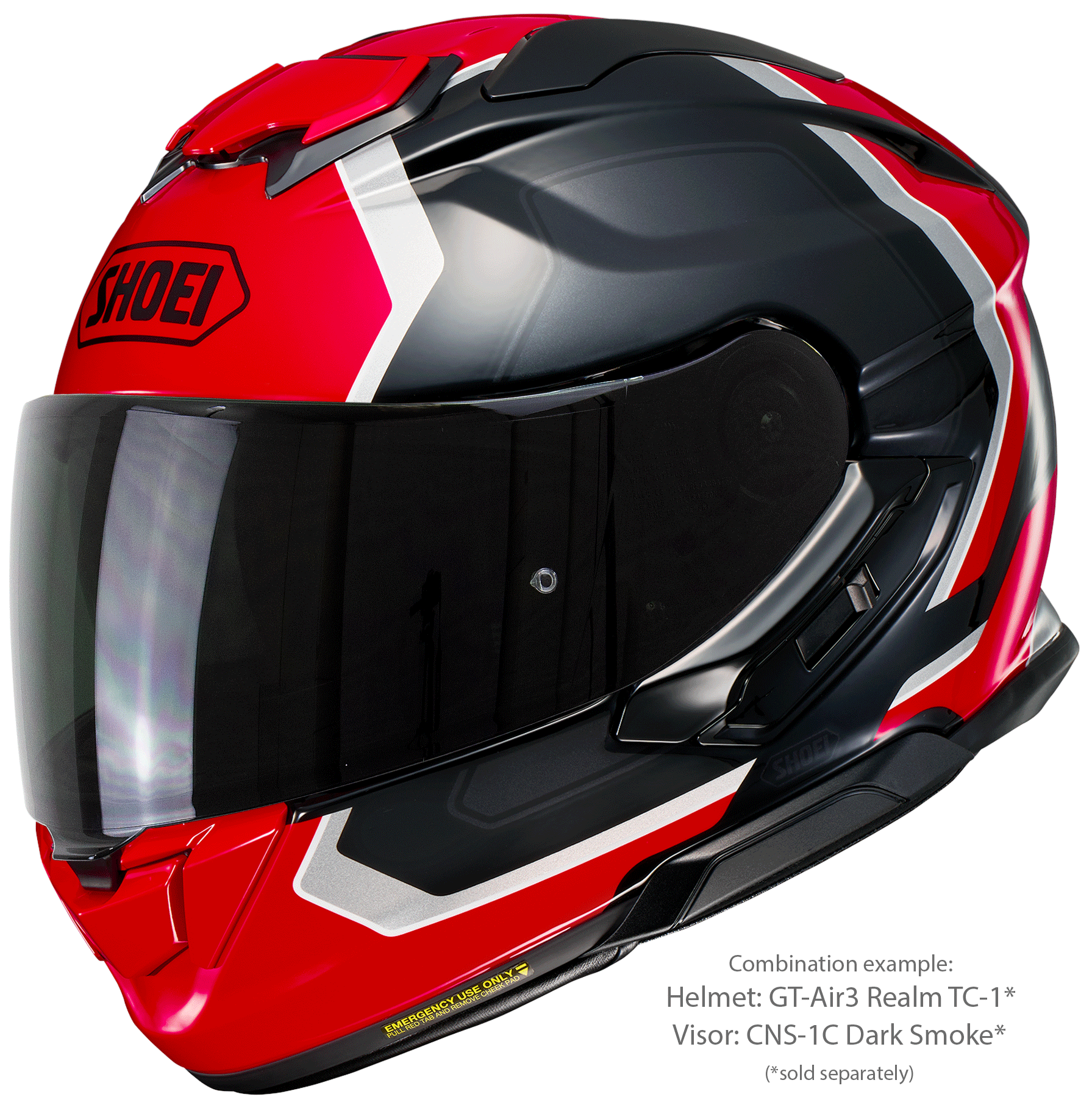 Shoei GT-Air 3 Realm TC1 Motorcykel Hjelm