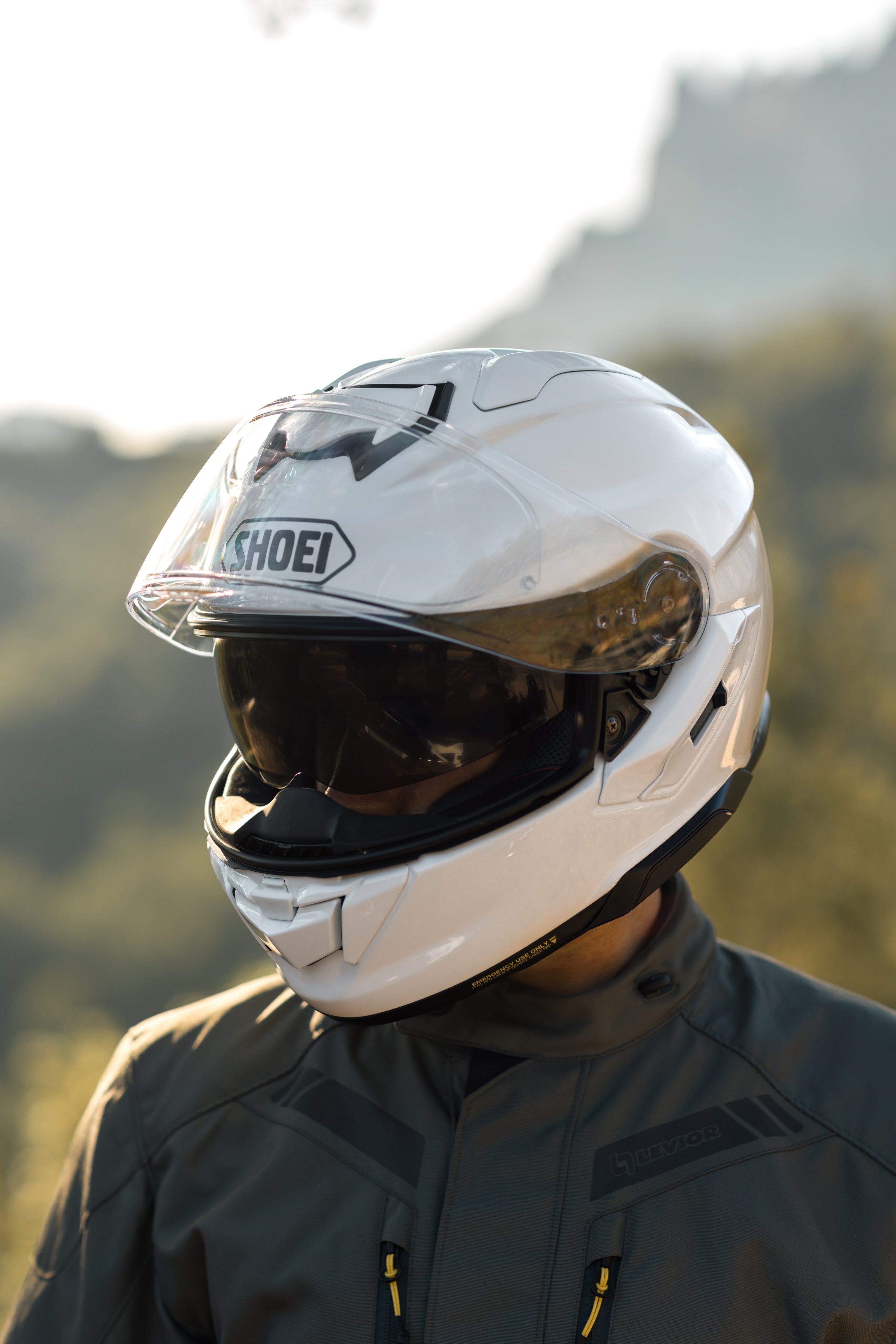 Shoei GT-Air 3 Hvid Motorcykel Hjelm