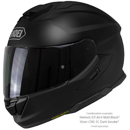 Shoei GT-Air 3 Matsort Motorcykel Hjelm